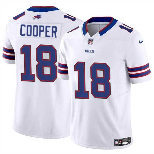 Men & Women & Youth Buffalo Bills #18 Amari Cooper White 2024 F.U.S.E. Vapor Untouchable Limited Stitched Football Jersey